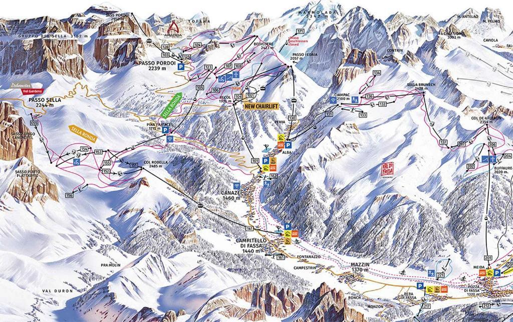 A Un Passo Dagli Impianti - Penia Di Canazei Exteriör bild